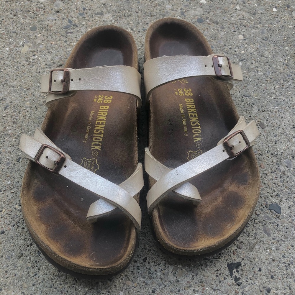 Birkenstock Mayari Cream Pearl Sandals